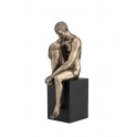 Statuette Homme résine : Distention, Antic Line, H 21 cm