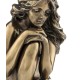 Statuette femme nue : Rêverie, Finition Antic Line, Hauteur 12 cm