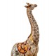 Statuette Girafe Ethnik mod 2, H 34 cm