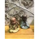 Set de 3 Moines de la Sagesse Assis, Collection Baby Zen, H 8 cm