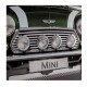 Plaque 3D Métal Mini Cooper Verte, 40 x 30 cm