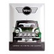 Plaque 3D Métal Mini Cooper Verte, 40 x 30 cm