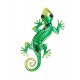 Déco murale : Gecko métal Modèle Vert, Collection Exotic, H 30 cm