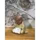 Figurine Petit Moine érudit, Vert, Collection Baby Zen, H 14 cm