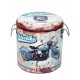 Set 3 Tabouret-Coffres Vintage, Modèle Moto Vintage, H 42 cm (Grand)