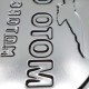 Plaque 3D métal Logo Moto Guzzi Motorcycles, Format, 30 x 20 cm