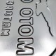 Plaque 3D métal Logo Moto Guzzi Motorcycles, Format, 30 x 20 cm