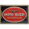 Plaque 3D métal Logo Moto Guzzi Motorcycles, Format, 30 x 20 cm