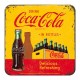 Sous-bock Métal & Liège : Modèle Coca-Cola, Drink in Bottles, 9 x 9 cm