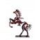 Décoration Animal en métal design : Le Cheval Cabré, Mod 2, H 62 cm