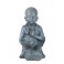 Figurine Zen Intérieur Résine : Moine & Coupelle, H 34 cm