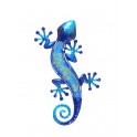 Déco murale : Gecko Bleu, Collection Kolor H 30 cm