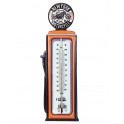 Thermomètre vintage métal XL, Modèle Station Essence 2, H 48 cm
