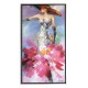 Tableau Femme : Lady Cabaret, H 140 cm