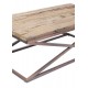 Table basse en manguier, Aspect bois brut massif, L 120 cm