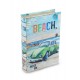 Boite Livre Vintage Cars : Modèle 3, Coccinelle Beach, H 13,5 cm