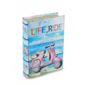 Boite Livre Vintage Cars : Modèle 3, Scooter Vespa, H 13,5 cm