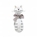 Figurine Chat Collection Mistigri Assis, H 16 cm