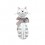 Figurine Chat Collection Mistigri Assis, H 16 cm