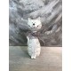 Figurine Chat Collection Mistigri Assis, H 16 cm