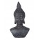 Statuette XL ethnique : Buste Bouddha XL, Gris vieilli, H 65 cm