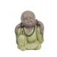 Set de 3 Moines de la Sagesse Assis 3, Collection Baby Zen, H 10 cm