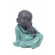 Set de 3 Moines de la Sagesse Assis 3, Collection Baby Zen, H 10 cm