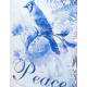 Boite à clés murale, Modèle Floral Peace, H 30 cm
