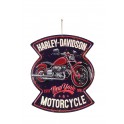 Déco Murale Moto : Harley Davidson Motorcycles, New York, H 60 cm