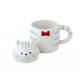 Grand Mug Chat fantaisie en Faïence, H 11 cm