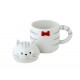 Grand Mug Chat fantaisie en Faïence, H 11 cm