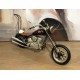 Moto en métal Type Chopper, Collection 2019, L 27 cm, Couleur Bleu