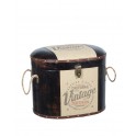 Coffre Mdf, Collection Vintage USA, California, H 33 cm (Moyen)