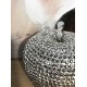 Petite Pomme Design Perles de strass, H 12 cm