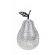 Petite Poire Design Perles de strass, H 18 cm