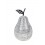 Petite Poire Design Perles de strass, H 18 cm