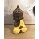 Figurine Mini Bouddha Zen, Mod. Jaune, Collection Color Line, H 12 cm