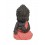 Figurine Mini Bouddha Zen, Mod Bleu, Collection Color Line, H 15 cm