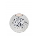 Bougeoir design céramique, Modèle Silver Tree, H 8,5 cm