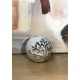 Bougeoir design céramique, Modèle Silver Tree, H 8,5 cm