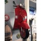 Déco Murale Rétro : Scooter Vespa, Mod Rouge, H 90 cm