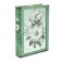 Boite Livre Mdf & Miroir, Modèle Beautiful Flowers, H 24 cm