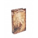 Boite Livre, Modèle Bateaux anciens, H 24 cm (Moyen)
