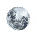 Impression Verre : Pleine lune, Diamètre 60 cm