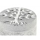 Boite ronde en céramique, Modèle Silver Tree, Diam 13,5 cm