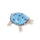 Statuette Tortue Bleue, Collection Marina, L 12 cm