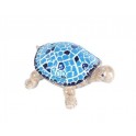 Statuette Tortue Bleue, Collection Marina, L 12 cm