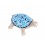 Statuette Tortue Bleue, Collection Marina, L 12 cm