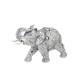 Statuette Eléphant Design : Modèle Silver Drop, H 13 cm