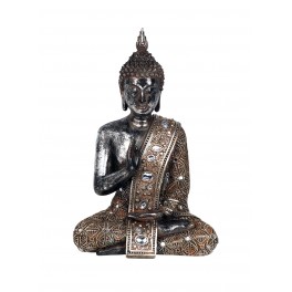 Statuette Bouddha assis : Collection Myanmar, H 29 cm